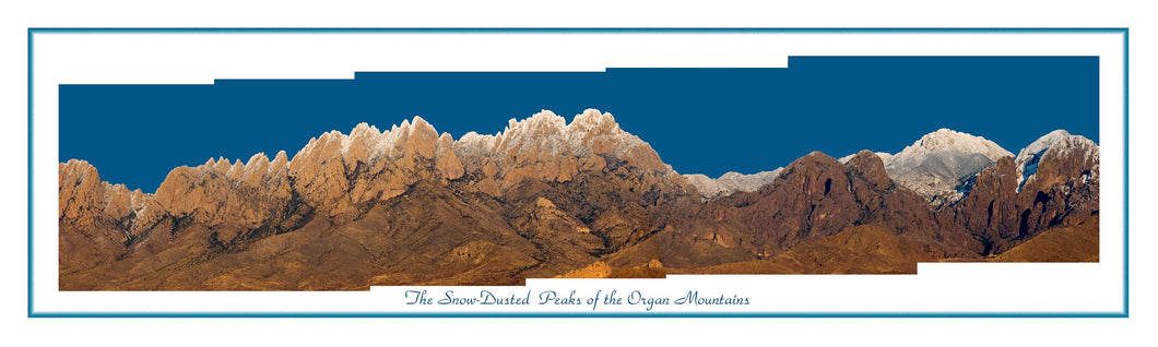 Snow Dusted Peaks of the Organ Mountains